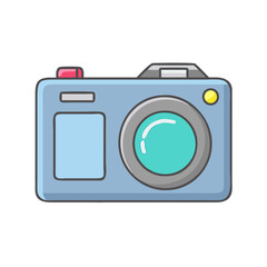 digital camera icon, digital camera vector illustration-simple illustration of digital camera, perfect for digital camera logos and themed design 