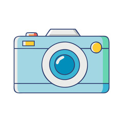 digital camera icon, digital camera vector illustration-simple illustration of digital camera, perfect for digital camera logos and themed design 
