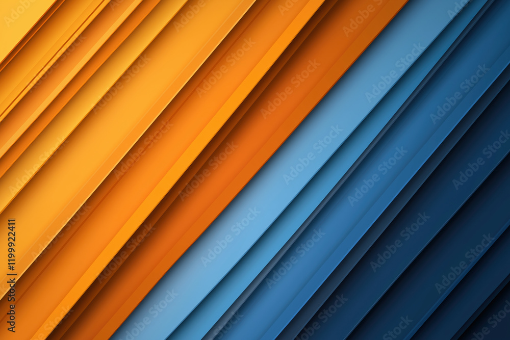 Poster colorful diagonal patterns create a dynamic visual texture with warm and cool tones