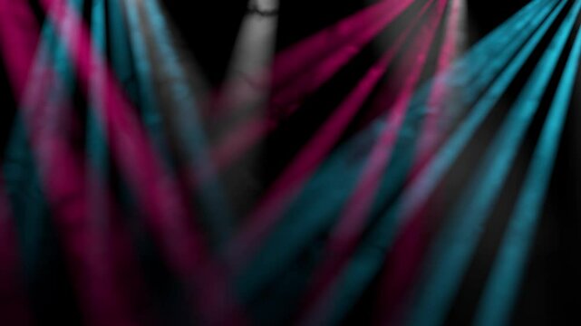 Animated background with party spot light and smoke.