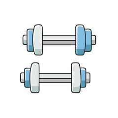dumbbells icon, dumbbells vector illustration-simple illustration of dumbbells, perfect for dumbbells logos and themed design 