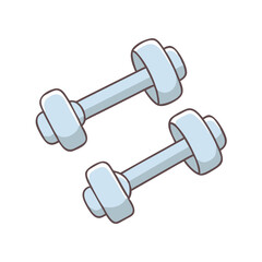 dumbbells icon, dumbbells vector illustration-simple illustration of dumbbells, perfect for dumbbells logos and themed design 