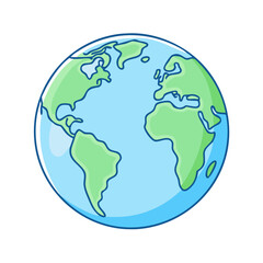 earth globe icon, earth globe vector illustration-simple illustration of earth globe, perfect for earth globe logos and themed design 