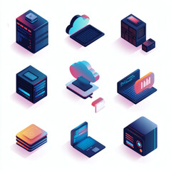 A versatile collection of communication icons designed to enhance visual storytelling and digital interfaces. This set includes essential symbols such as chat bubbles, phones, emails, envelopes, megap