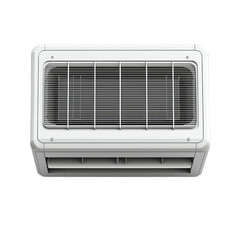 Fototapeta premium Modern Wall-Mounted Air Conditioning Unit Isolated on transparent background