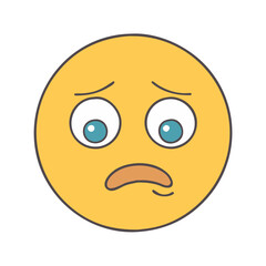 emot icon, emot vector illustration-simple illustration of emot, perfect for emot logos and themed design 