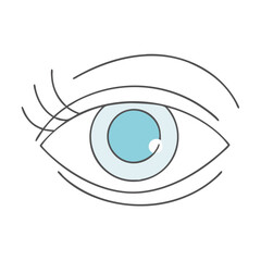 eye line icon, eye line vector illustration-simple illustration of eye line, perfect for eye line logos and themed design 