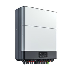 Modern Solar Inverter for Renewable Energy Solutions Isolated on transparent background