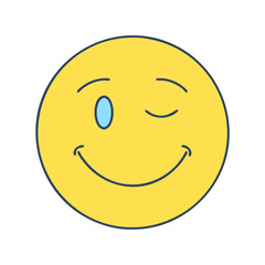 face smile icon, face smile vector illustration-simple illustration of face smile, perfect for face smile logos and themed design 