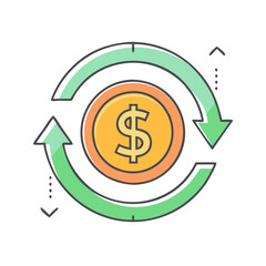 finance logo icon, finance logo vector illustration-simple illustration of finance logo, perfect for finance logo logos and themed design 