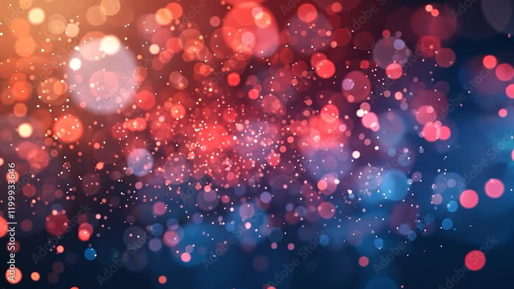 Aufkleber colorful abstract background with shimmering lights and bokeh.