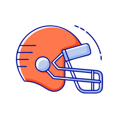 football helmet sport icon, football helmet sport vector illustration-simple illustration of football helmet sport, perfect for football helmet sport logos and themed design 