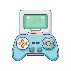 game console icon, game console vector illustration-simple illustration of game console, perfect for game console logos and themed design 