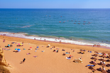 praia de peneco albufeira algarve portuga