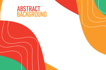 Clean and simple Flat Abstract Background