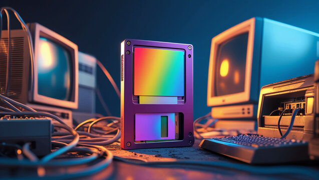 Antiquated Technology, Vibrant Floppy Drive