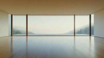 empty white room