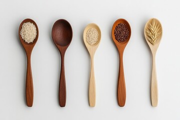 spices in spoons