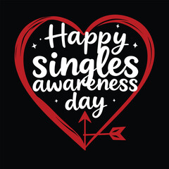 Singles Awareness Day Hearts Celebrate single day