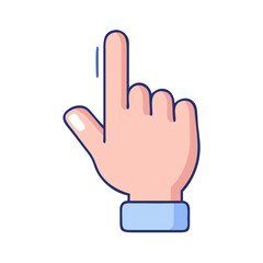 hand pointer icon, hand pointer vector illustration-simple illustration of hand pointer, perfect for hand pointer logos and themed design 