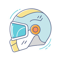 helmet icon, helmet vector illustration-simple illustration of helmet, perfect for helmet logos and themed design 