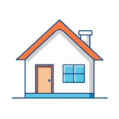house icon, house vector illustration-simple illustration of house, perfect for house logos and themed design 