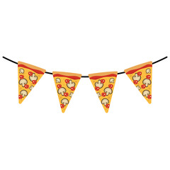 Pizza Day Fiesta Flag