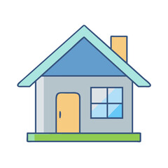 house icon, house vector illustration-simple illustration of house, perfect for house logos and themed design 