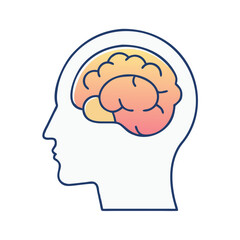 human head icon, human head vector illustration-simple illustration of human head, perfect for human head logos and themed design 