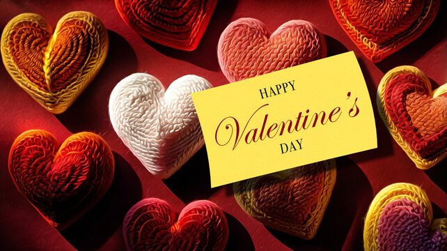Adorable Heart-Shaped Hearts for a Special Day with You, happy Valentine's Day