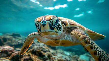 Fototapeta premium A Journey Through the Galßpagos Islands Exploring Unique Wildlife and Scenic Shores