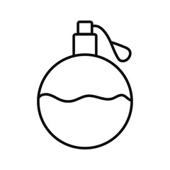 Fototapeta premium Perfume icon Flat simple outline