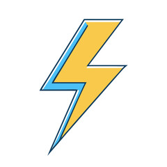 lightning icon, lightning vector illustration-simple illustration of lightning, perfect for lightning logos and themed design 