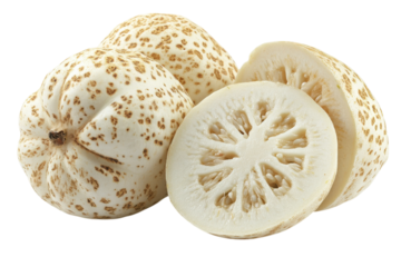 Tropical fruit with unique texture and flavor showcases its natural beauty and culinary potential in a vibrant kitchen setting