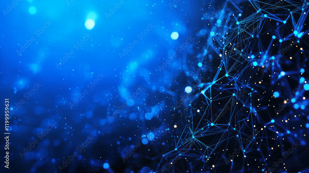 Poster innovative data center server network visualization digital space infographic technology abstract ar
