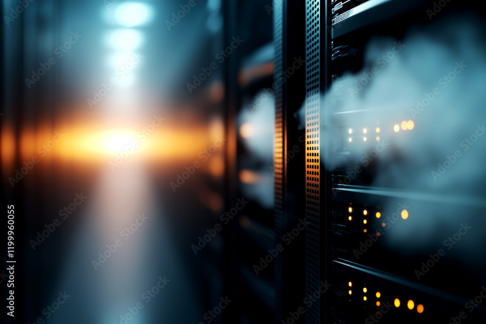 Poster data center operations server management strategies high-tech facility digital infrastructure futuri