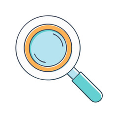 magnifying glass icon, magnifying glass vector illustration-simple illustration of magnifying glass, perfect for magnifying glass logos and themed design 