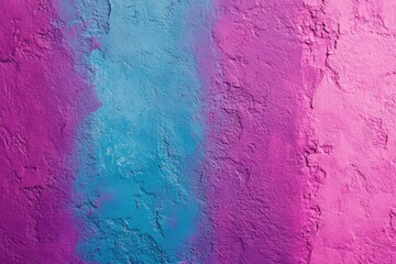 Obraz premium Vivid pink and blue gradient backdrop featuring a textured effect ideal for striking web banners, headers, and posters in contemporary design projects