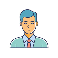 man icon, man vector illustration-simple illustration of man, perfect for man logos and themed design 