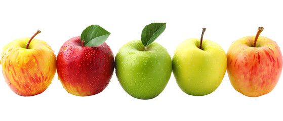 apple isolated on a transparent background