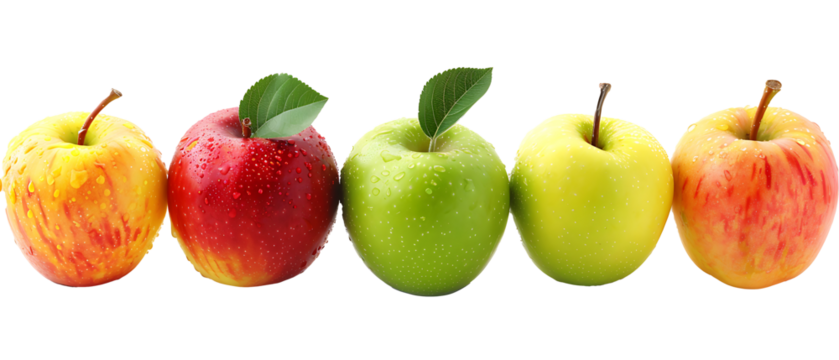 apple isolated on a transparent background - Powered by Adobe