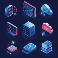 Each icon is presented in 9 distinct styles: flat, isometric, line art, 3D realistic, pixel art, cartoon, gradient modern, minimal outline, and futuristic neon. These diverse renderings ensure compati