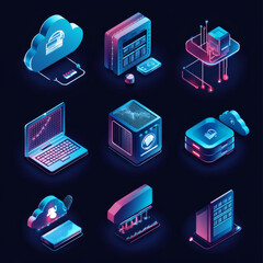 Each icon is presented in 9 distinct styles: flat, isometric, line art, 3D realistic, pixel art, cartoon, gradient modern, minimal outline, and futuristic neon. These diverse renderings ensure compati
