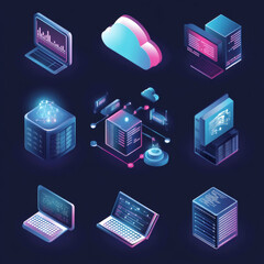 Each icon is presented in 9 distinct styles: flat, isometric, line art, 3D realistic, pixel art, cartoon, gradient modern, minimal outline, and futuristic neon. These diverse renderings ensure compati
