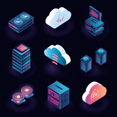 Each icon is presented in 9 distinct styles: flat, isometric, line art, 3D realistic, pixel art, cartoon, gradient modern, minimal outline, and futuristic neon. These diverse renderings ensure compati