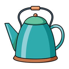 teapot isolated on white