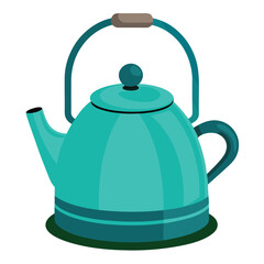 teapot isolated on white