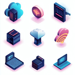 Each icon is presented in 9 distinct styles: flat, isometric, line art, 3D realistic, pixel art, cartoon, gradient modern, minimal outline, and futuristic neon. These diverse renderings ensure compati
