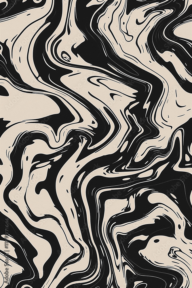 Poster abstract beige and black marble texture background creating stunning visual effect