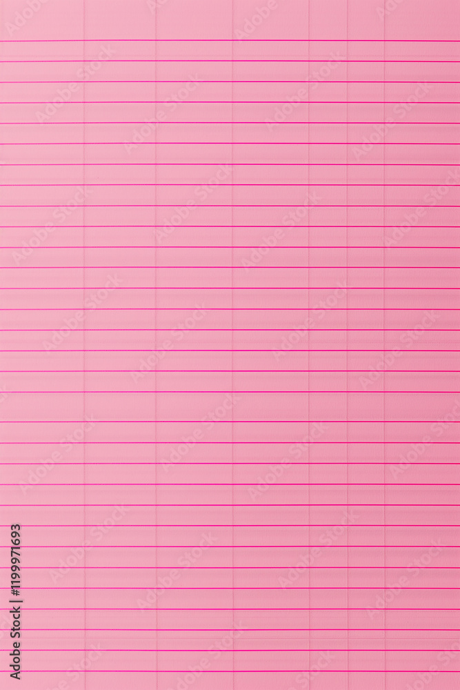 Poster pink paper background featuring horizontal lines creating grid pattern